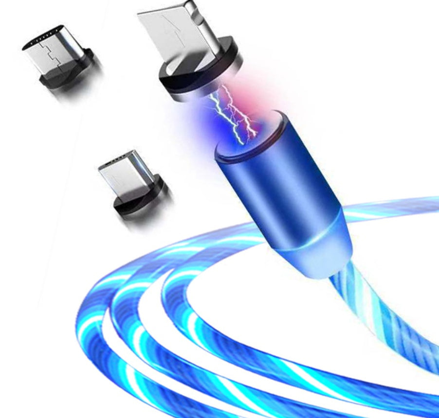 Cavo ricarica Magnetico con LED per iPhone, USB-C