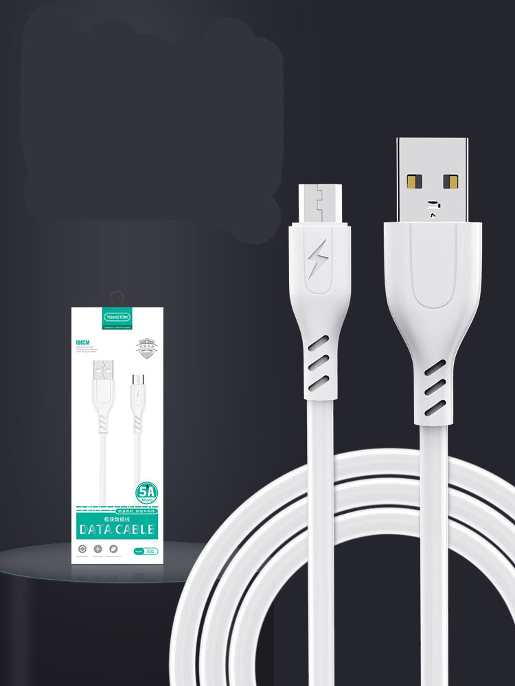 Cavo di Ricarica Rapida USB-C 5A – Compatibile con iPhone, Android e Apple – Type-C Fast Charging