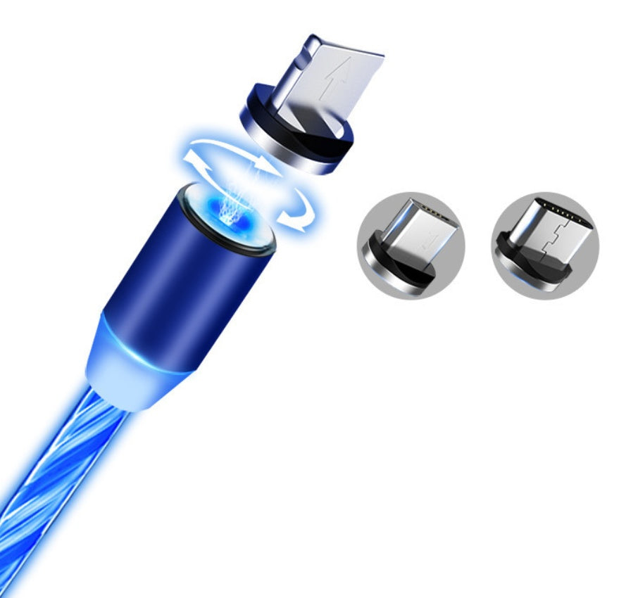 Cavo ricarica Magnetico con LED per iPhone, USB-C