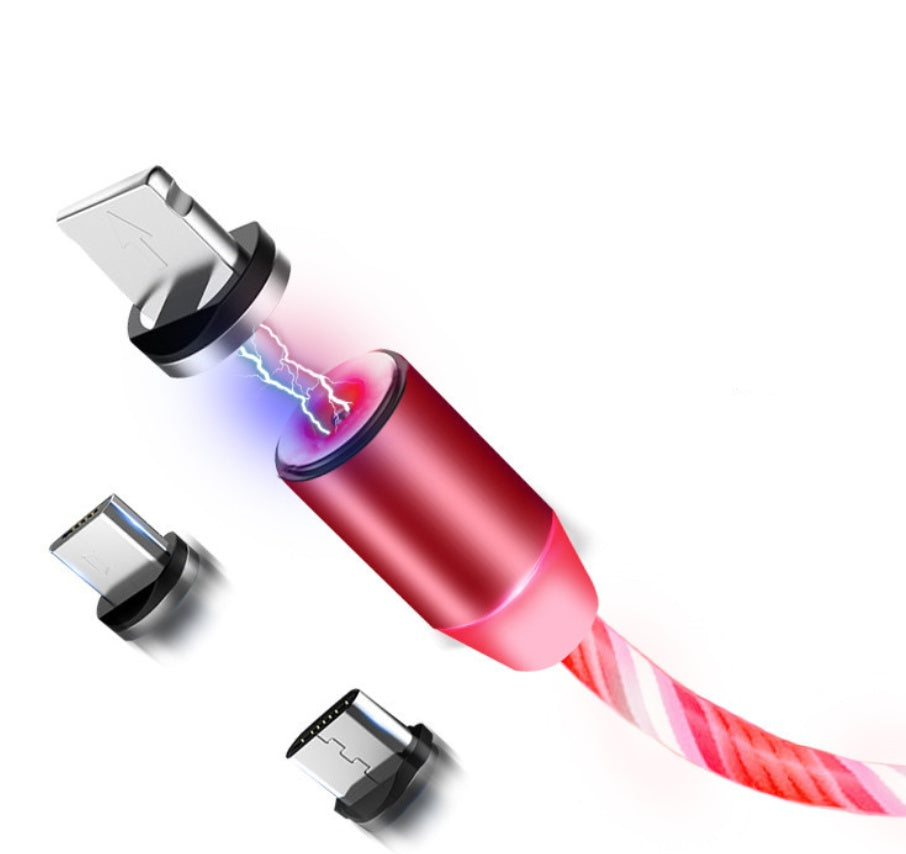 Cavo ricarica Magnetico con LED per iPhone, USB-C