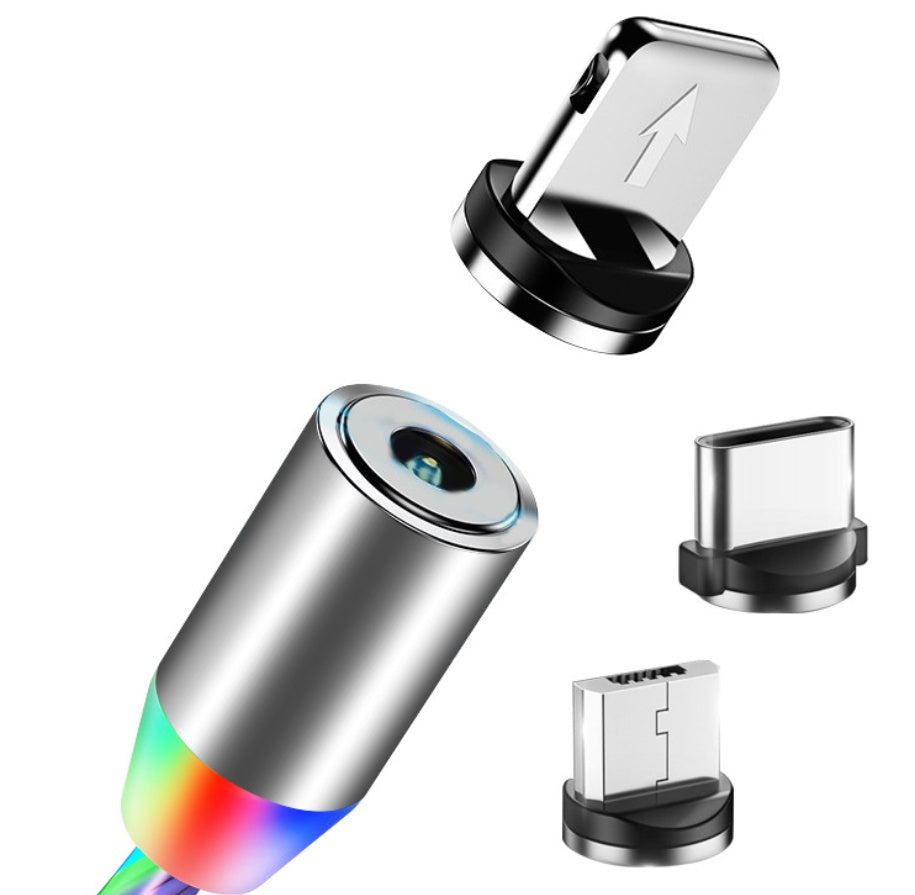 Cavo ricarica Magnetico con LED per iPhone, USB-C