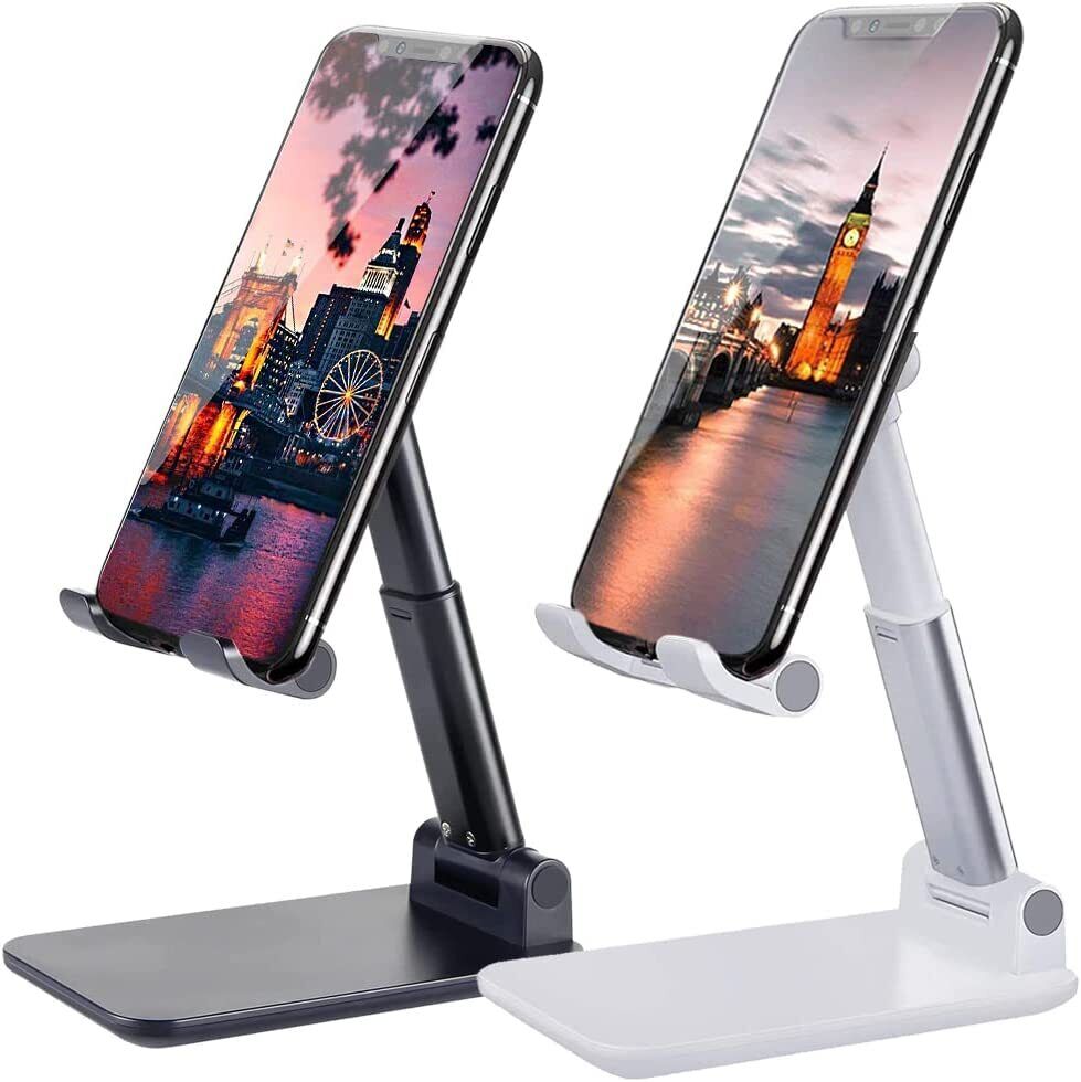 Supporto da Tavolo per iPhone e Smartphone – Regolabile, Ergonomico, Antiscivolo