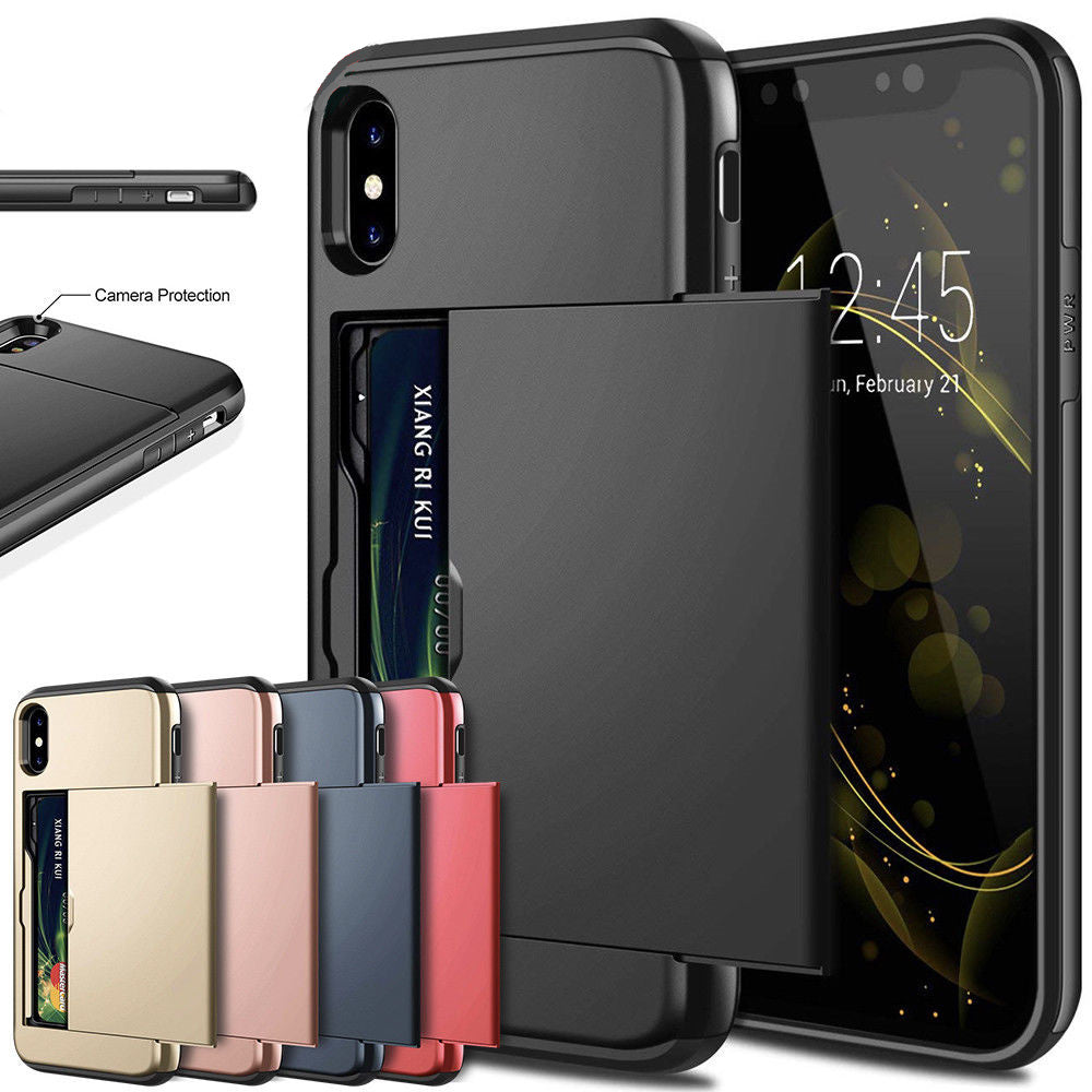 Cover iPhone con Porta Scheda e Banconote – Custodia Portafoglio 2 in 1