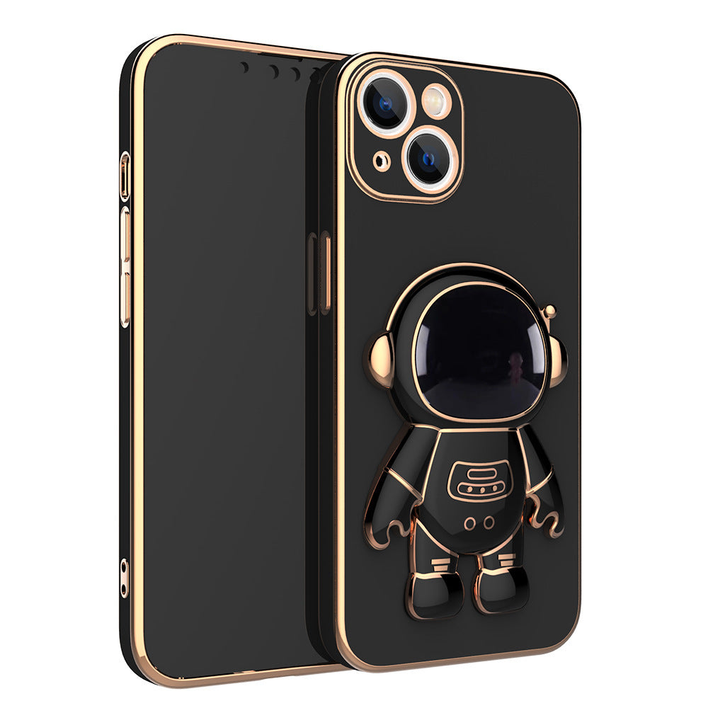 Custodia iPhone 3D Astronauta – Cover Antiurto con Supporto Integrato ed Elettroplaccatura in