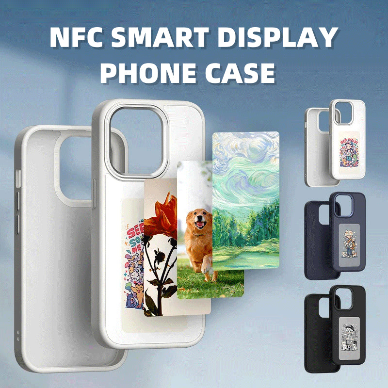Custodia iPhone con Schermo E-Ink Personalizzabile – Cover di Design Unica