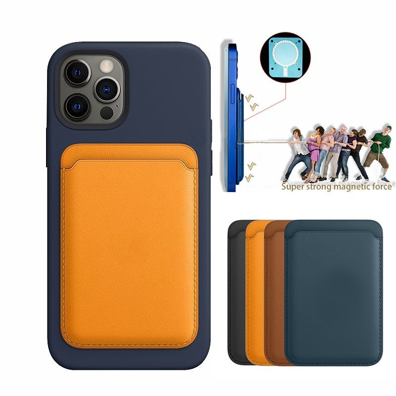 Cover MagSafe Portafoglio in Pelle di Lusso con Porta Carte – Custodia iPhone 14 Pro Max 13 12