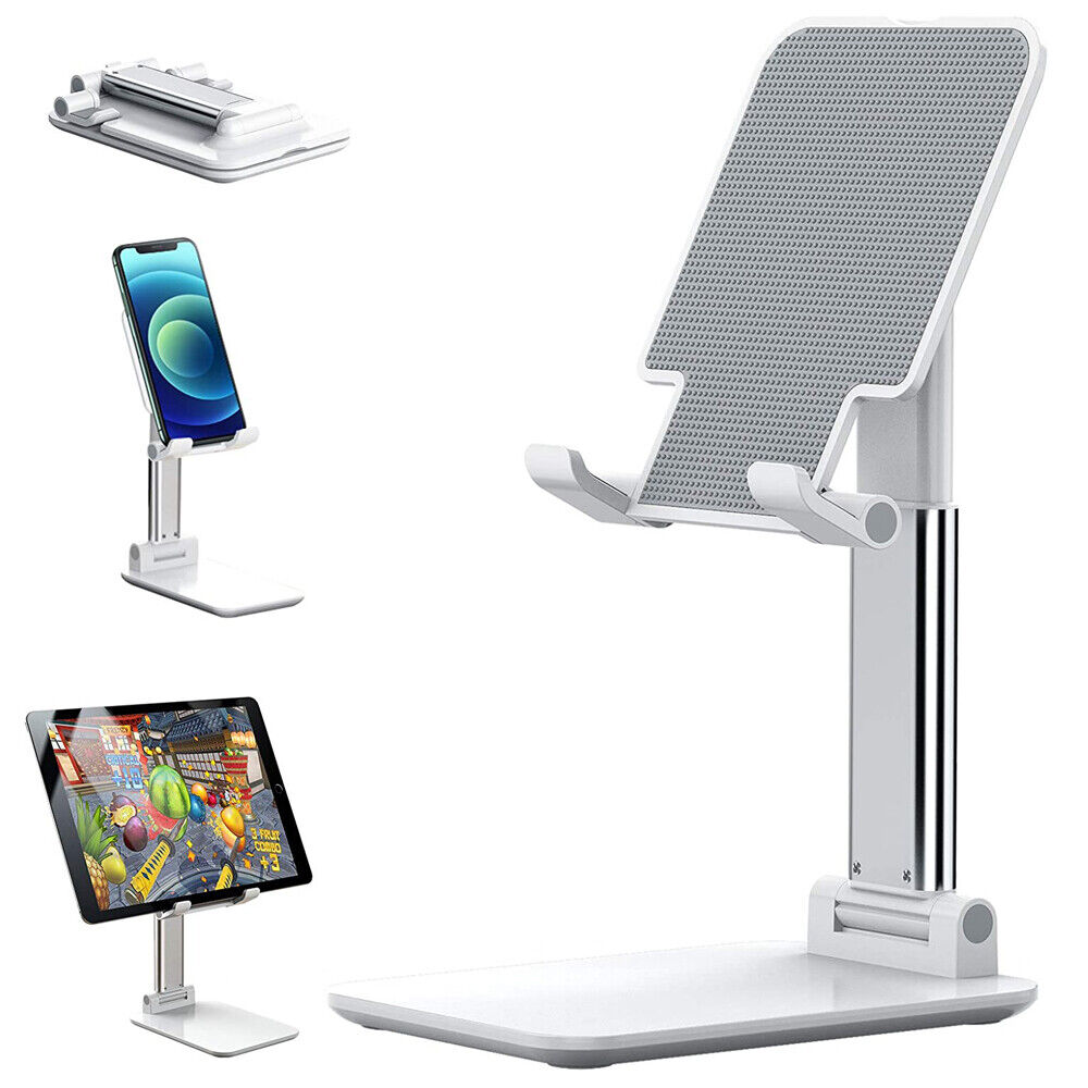 Supporto da Tavolo per iPhone e Smartphone – Regolabile, Ergonomico, Antiscivolo