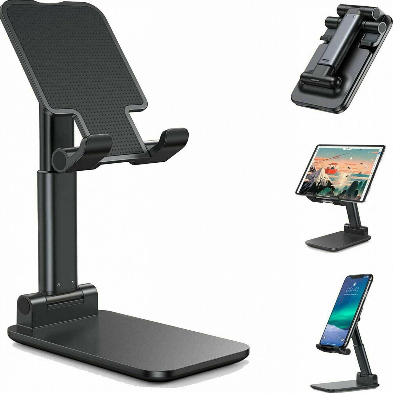 Supporto da Tavolo per iPhone e Smartphone – Regolabile, Ergonomico, Antiscivolo