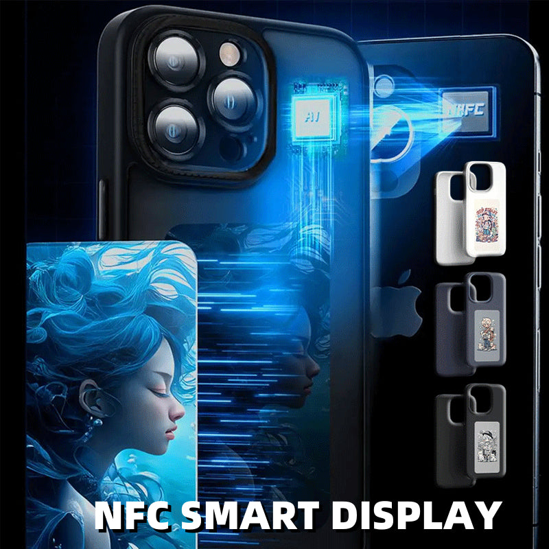Custodia iPhone con Schermo E-Ink Personalizzabile – Cover di Design Unica